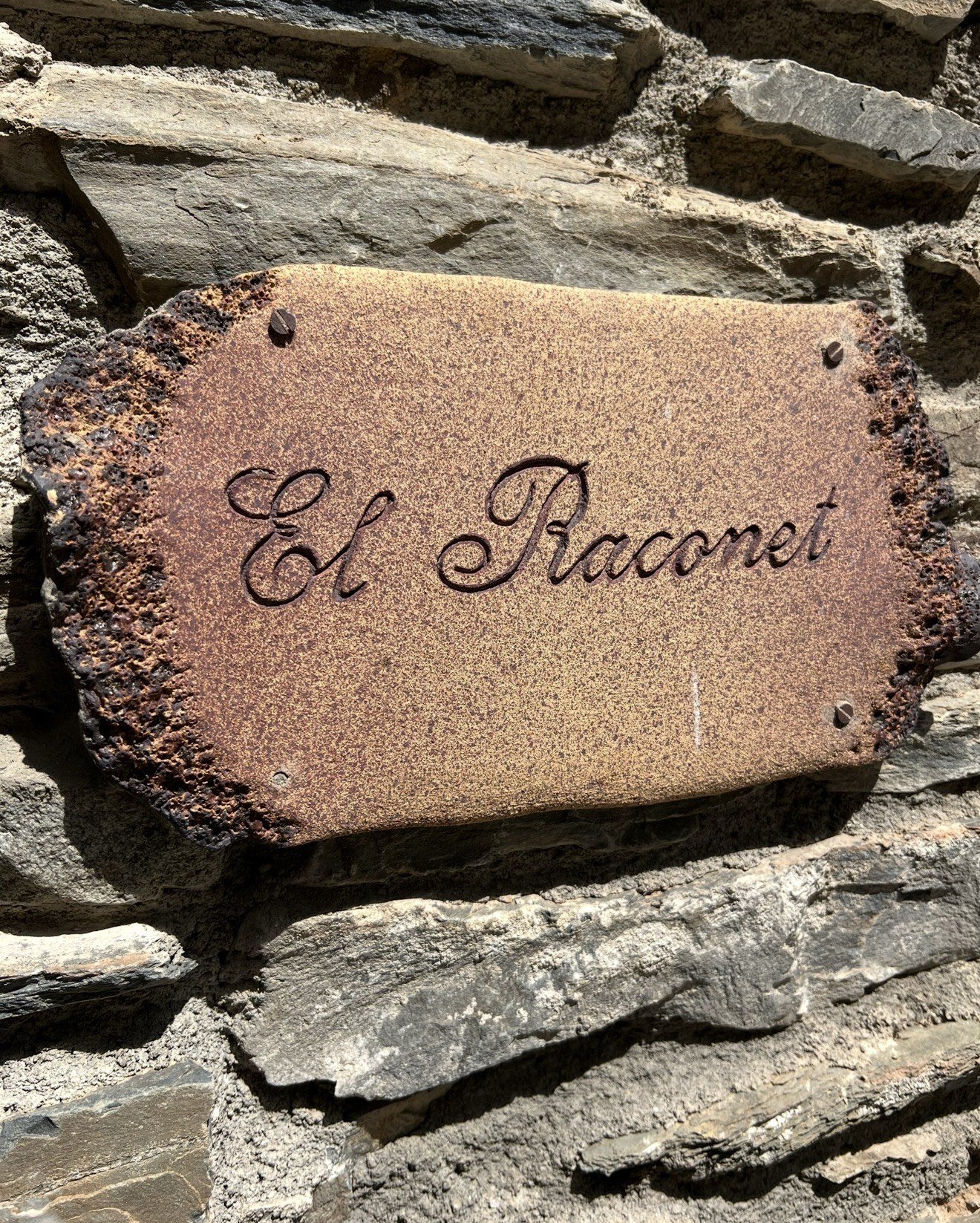 Cartel El Raconet